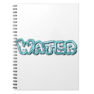 Cuaderno Letras de agua potable