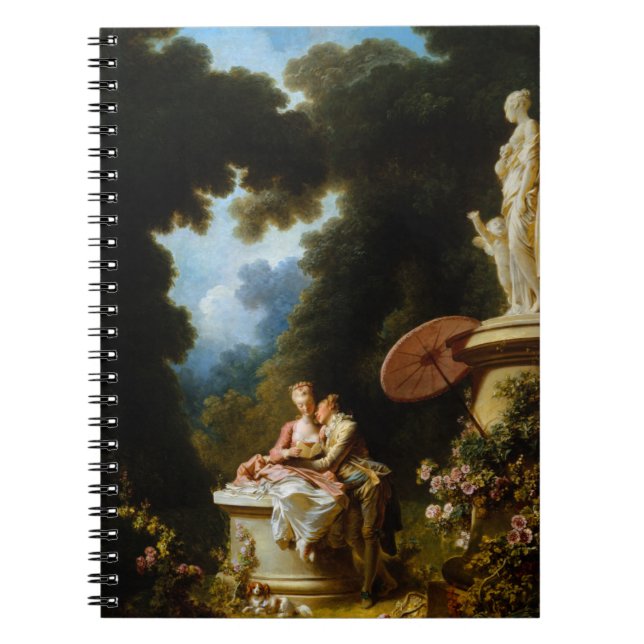 Cuaderno Letras de amor de Jean Honore Fragonard (Frente)