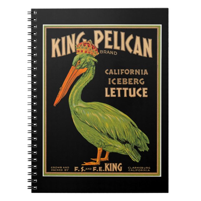 Cuaderno Letras de marca King Pelican (Frente)