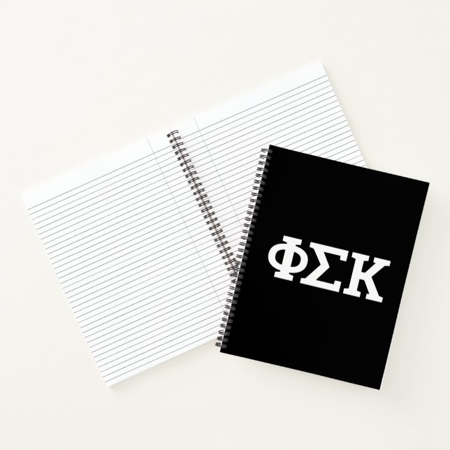Cuaderno Letras de Phi Sigma Kappa (Interior)