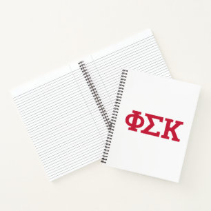 Cuaderno Letras de Phi Sigma Kappa