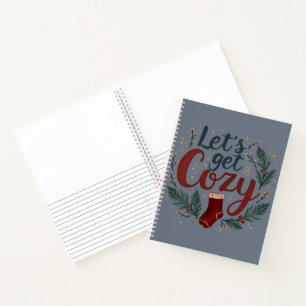 Cuaderno Letras de Piña Navideña Acogedora