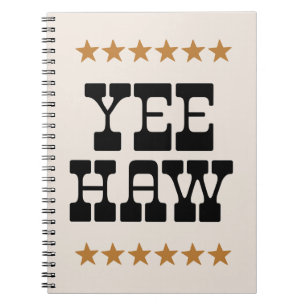 Cuaderno Letras divertidas Yee Haw
