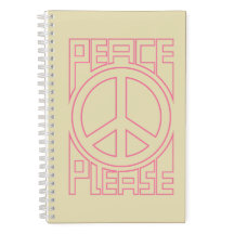 Letras en Contorno Rosa Paz Por Favor