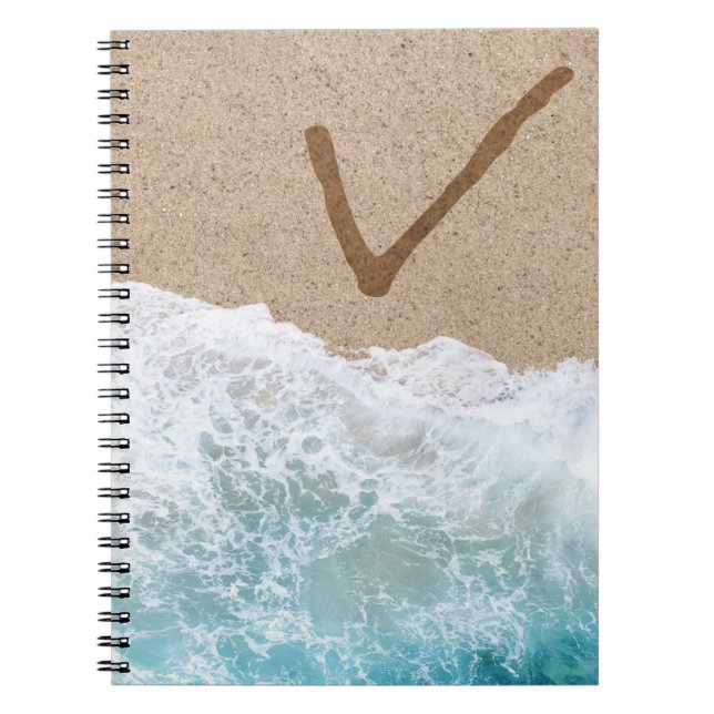 CUADERNO LETRAS EN LA ARENA V (Frente)