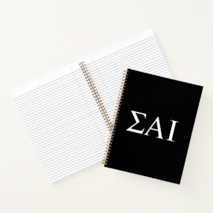 Cuaderno Letras griegas de Sigma Alpha Iota
