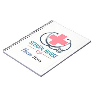 Cuaderno Letrero de Puerta de Oficina de Enfermera Escolar