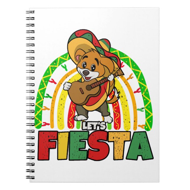 Cuaderno Lets Fiesta Dog (Frente)
