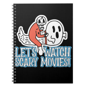 Cuaderno Let's Watch Scary Movies Scream Horror