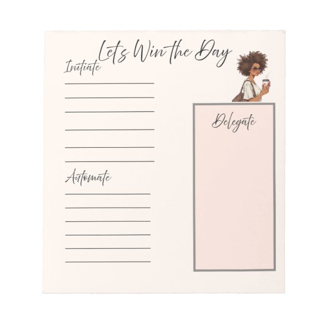 Cuaderno Let's Win the Day (Frente)