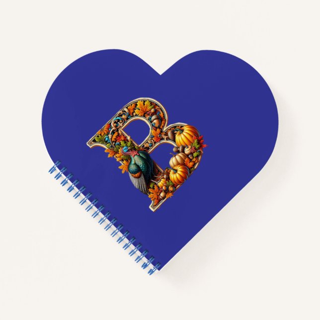 Cuaderno Letter B in Thanksgiving style (Anverso)