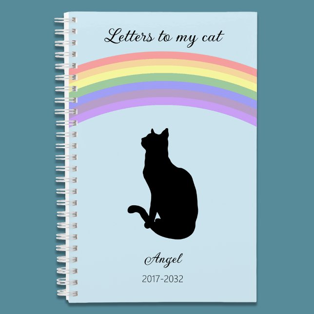 Cuaderno Letters to my Cat Memorial Journal Rainbow (Subido por el creador)