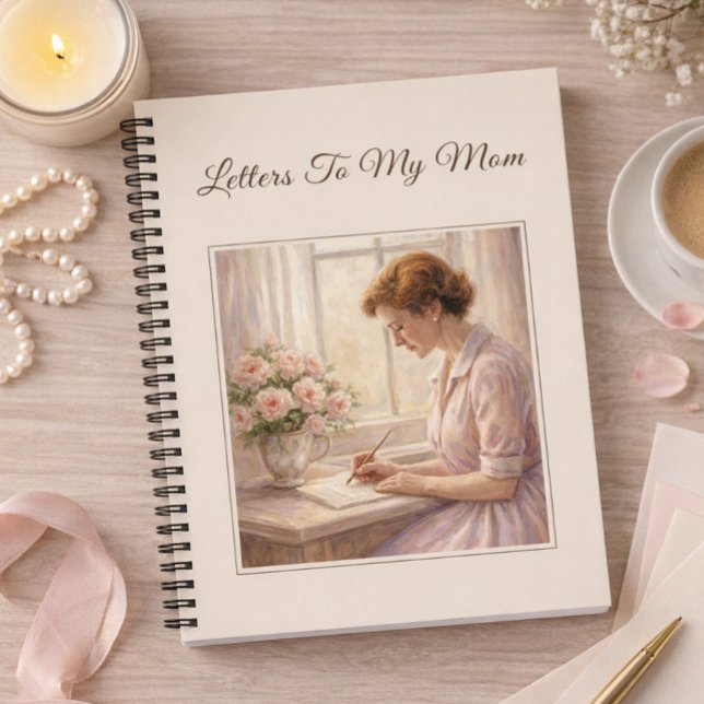 Cuaderno Letters To My Mom | Customizable Cover Journal (Subido por el creador)
