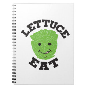 Cuaderno Lettuce Eat Funny Cita Art Lettuce Art Design
