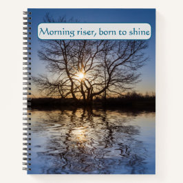 Cuaderno Levantador Matutino Nacido Para Brillar Naturaleza