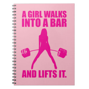 Cuaderno Levantamiento - Un Chica Camina A Un Bar Y Lo Leva