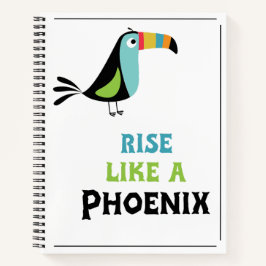 Cuaderno Levantarse como un Fénix