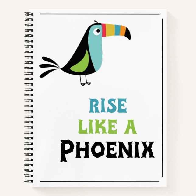 Cuaderno Levantarse como un Fénix (Anverso)