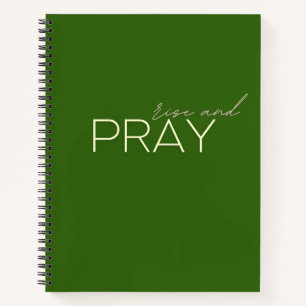 Cuaderno levantarse y rezar Spiral Notebook Journals