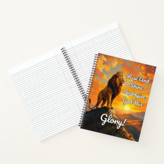 Cuaderno ¡Levántate Y Brilla Y Dale A Dios Su Gloria! Journ