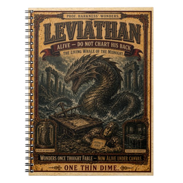Cuaderno Leviatán, Monstruo de Circo Antiguo (Frente)