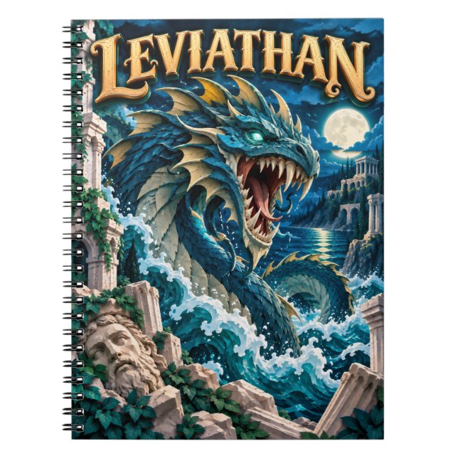 Cuaderno Leviatán, Monstruo de Recorte de Papel (Frente)