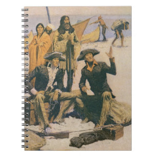 Cuaderno Lewis y Clark en el río Columbia
