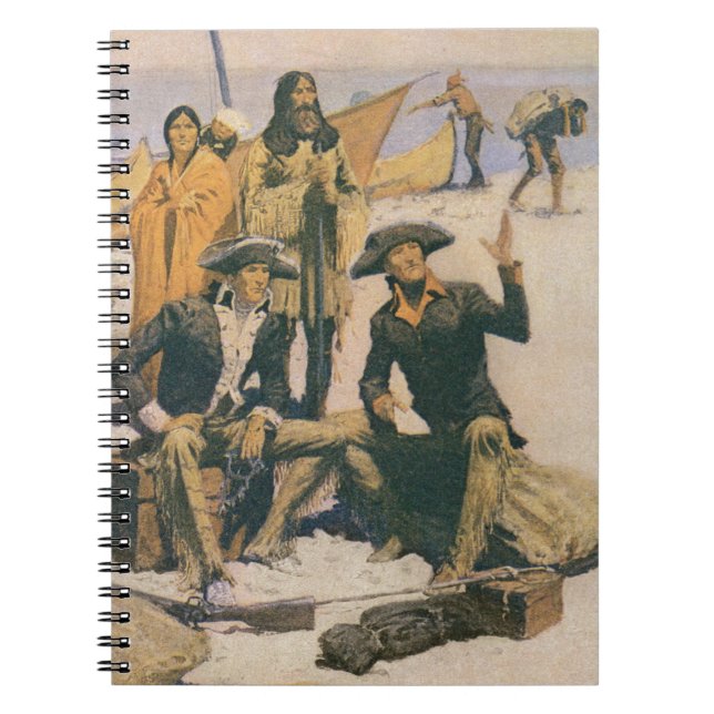 Cuaderno Lewis y Clark en el río Columbia (Frente)