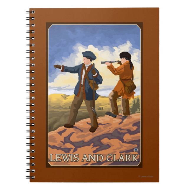 Cuaderno Lewis y Clark explorando el oeste (Frente)