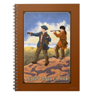 Cuaderno Lewis y Clark que exploran el oeste