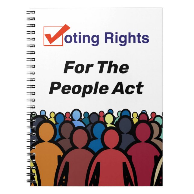 Cuaderno Ley de derechos de voto para el pueblo (Frente)