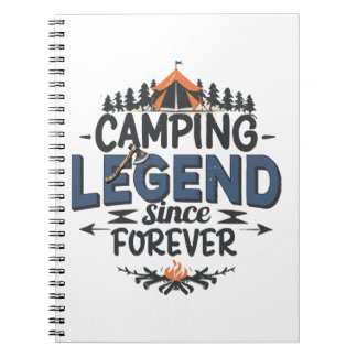 Cuaderno Leyenda de camping desde siempre