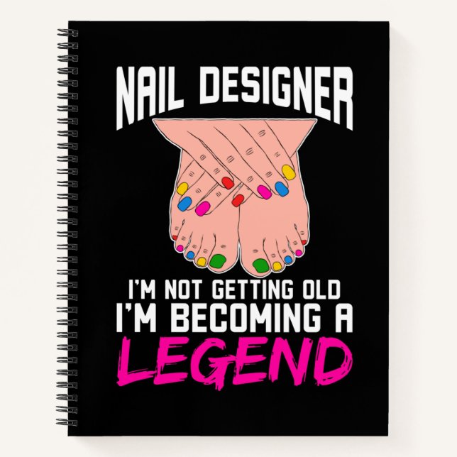 Cuaderno Leyenda de Nail Designer (Anverso)