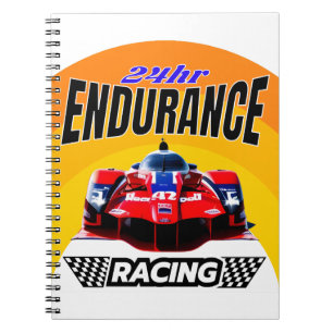 Cuaderno Leyendas de velocidad: Racer de resistencia las 24