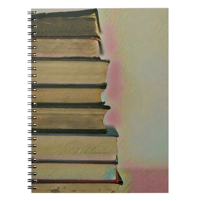 Cuaderno Leyendo calcomanías de pared (Frente)