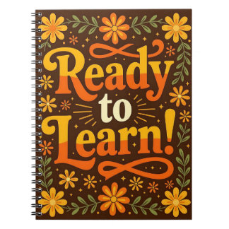 Cuaderno Leyendo "¡Listo para aprender!"