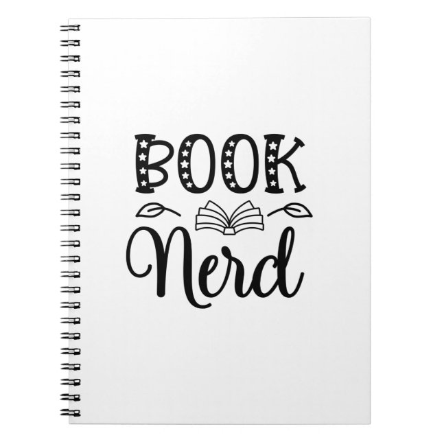 Cuaderno Leyendo Nerd libro de arte (Frente)