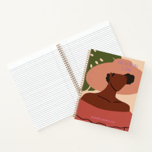 Cuaderno Leyendo notas de registro para adolescentes, Chica