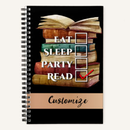 Cuaderno Leyendo primer Personalizado