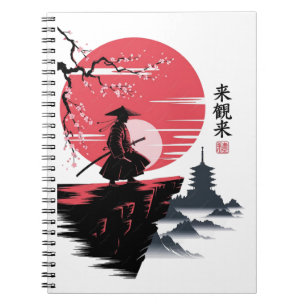 Cuaderno Leyes de Samurái Japonés Vintage 2026