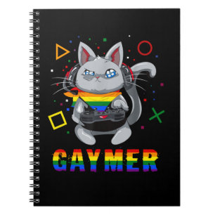 Cuaderno LGBT Gaymer Geek Orgullo Lesbiana Trans Regalo Via