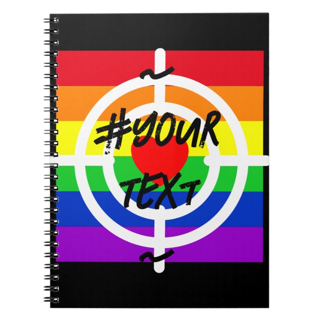 Cuaderno #LGBT #love #primo #gay #lesbian #libertad #desfil (Frente)