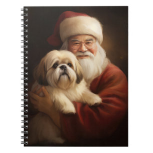 Cuaderno Lhasa Apso Con Navidades Festividades De Santa Cla