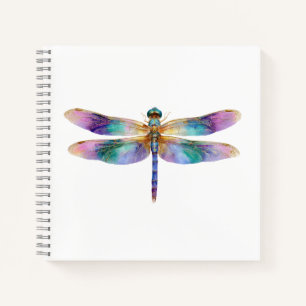 Cuaderno Libélula Colorida – Arte de la Naturaleza Iridesce