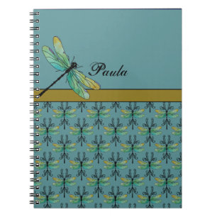 Cuaderno Libélula de Nouveau del arte en trullo