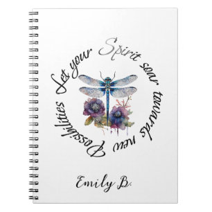 Cuaderno Libélula - espíritu de nuevas posibilidades person