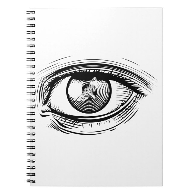 Cuaderno libélula ocular (Frente)