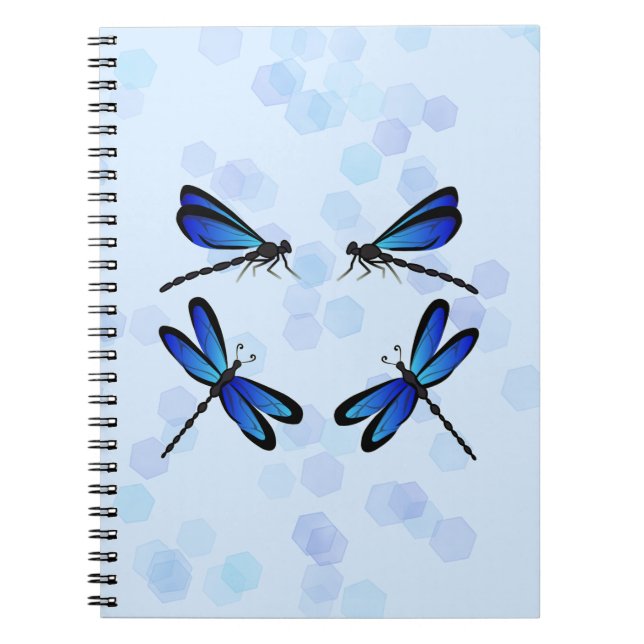 Cuaderno libélulas azules (Frente)