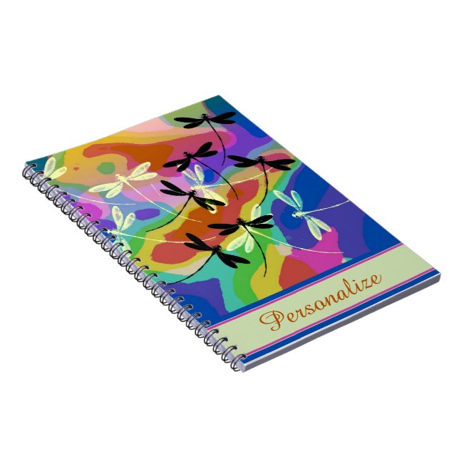 Cuaderno Libélulas de mod personalizadas (Lado Derecho)
