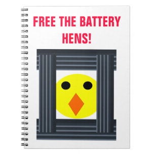 Cuaderno Liberar el portátil de baterías para gallinas